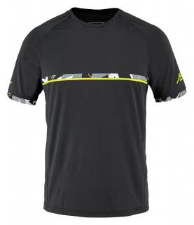 Pánske tričko Babolat Aero Crew Neck Tee 3MS23011-2000 čierne - Velikost M - 44/46
