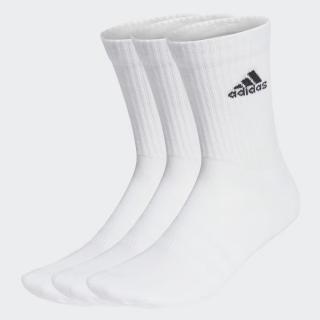 Tenisové ponožky Adidas Cushioned Crew Socks HT3446 biele - Velikost XL - EU 46-48