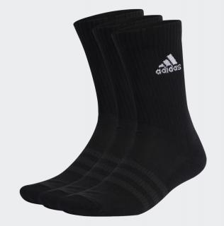 Tenisové ponožky Adidas Cushioned Crew Socks IC1310 čierne - Velikost XL - EU 46-48