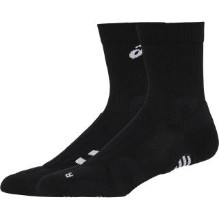 Tenisové ponožky Asics Court+ Tennis Crew Sock 3043A071-001 čierne - Velikost EUR 39-42
