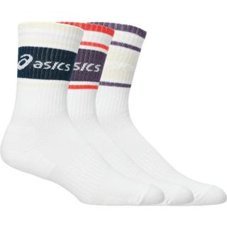 Tenisové ponožky ASICS LOGO CREW SOCK 3Pack 3033B879-100 - Velikost EUR 39-42