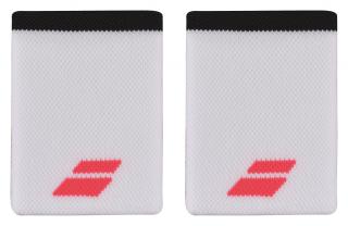 Tenisové potítko Babolat Logo Jumbo Wristband 5UB1262-1089 strike - Barva bílá/černá