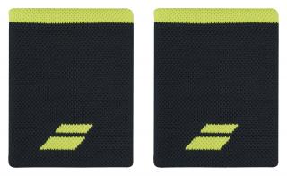 Tenisové potítko Babolat Logo Jumbo Wristband 5UB1262-3027 aero - Barva černá/žlutá