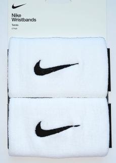 Tenisové potítko Nike Wristbands velké - 094 - Barva bílá