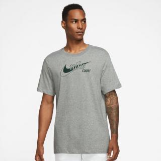 Tenisové tričko Nike NikeCourt Dri-FIT T-Shirt DD8376-064 šedé - Velikost XL - 52/54