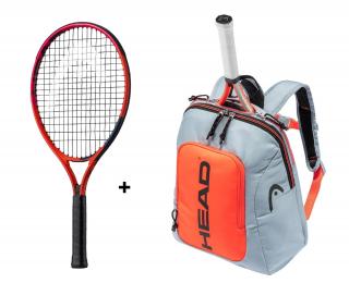 Tenisový set Head - Radical 21 + Kids Rebel Backpack - Grip 0000