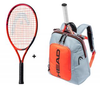 Tenisový set Head Radical 23  + Kids Rebel Backpack - Grip 000