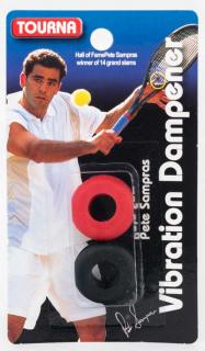 Tenisový tlmič  Tourna Pete Sampras - Barva černá/červená