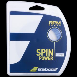Tenisový výplet Babolat Babolat RPM Power 12 m modrý - Průměr 1,25 mm