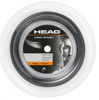 Tenisový výplet HEAD HAWK ROUGH 200 m čierný - Průměr 1,25 mm