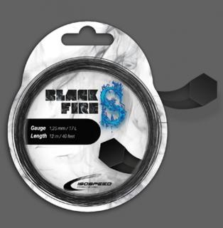 Tenisový výplet ISOSPEED BLACK FIRE S 1,25 mm 12m - Průměr 1,25 mm