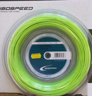 Tenisový výplet ISOSPEED Tournament Plus 1,25 mm 200 m zelený - Průměr 1,25 mm
