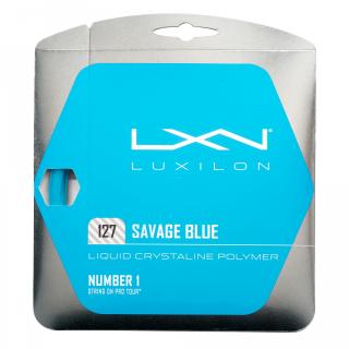 Tenisový výplet LUXILON SAVAGE 127 BLUE - modrý 12 m - Průměr 1,27 mm