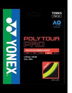 Tenisový výplet Yonex POLYTOUR Pro 12m žltý - Průměr 1,20 mm