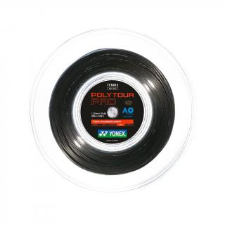 Tenisový výplet Yonex POLYTOUR Pro 200m čierny - Průměr 1,25 mm
