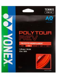 Tenisový výplet Yonex POLYTOUR Rev 12 m oranžový - Průměr 1,25 mm