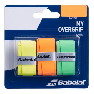 Vrchná omotávka Babolat My Overgrip oranžová/žltá - Barvu oranžová/žlutá