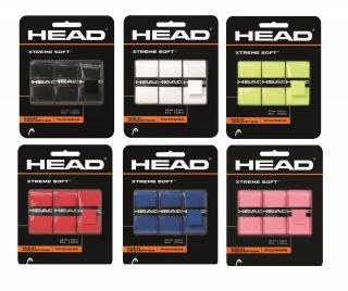 Vrchná omotávka Head Xtreme Soft 3ks - Barvu modrá