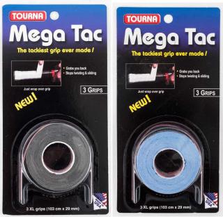 Vrchná omotávka Tourna Mega Tac 3 XL - Barvu černá