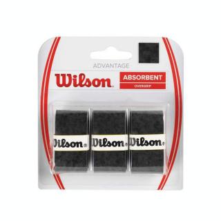 Vrchná omotávka Wilson Advantage Overgrip 3 - Barvu černá