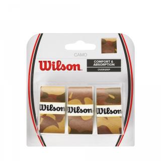 Vrchná omotávka WILSON OVERGRIP CAMO hnedá - Barvu hnědá