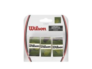 Vrchná omotávka WILSON OVERGRIP CAMO zelená - Barvu zelená