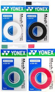 Vrchná omotávka Yonex MESH Grap 3ks - Barvu bílá