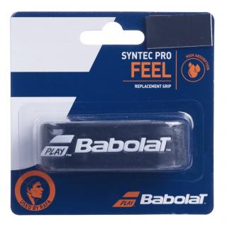 Základná omotávka Babolat Syntec Pro 1ks čierna-biela - Barvu černá