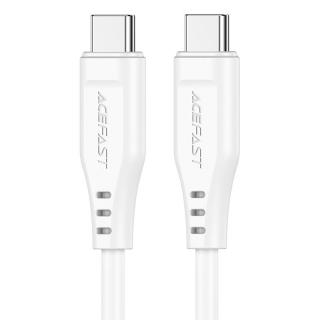 Acefast C3-03 kábel USB-C - USB-C 1,2 m, 60 W (20 V / 3A) biely (Kábel USB-C - USB-C 1,2 m, 60 W (20 V / 3A), biely)