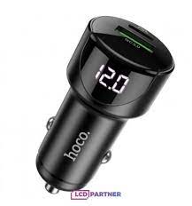 Autonabíjačka HOCO Z42 20W QC 3.0 čierna (Autonabíjačka na 2 vstupy USB QC3.0 + PD20W LED Light road -čierna)