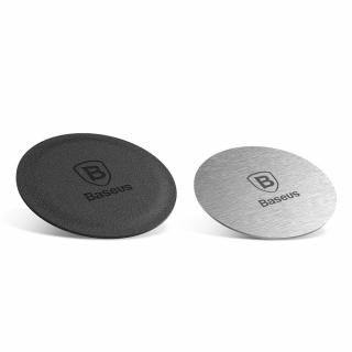Baseus Car Mount Magnet iron Suit for cases Silver ACDR-A0S (Univerzálne magnetické podložky pre magnetický držiak)