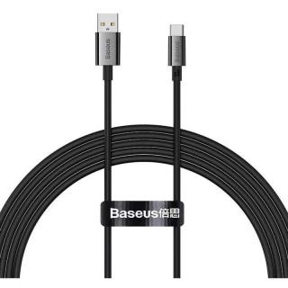 BASEUS P10320102114-02 2m typ C 100W (Kábel USB A až Typ C, PD100W 2m čierny)
