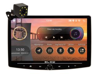 BLOW CP01 1DIN 10" + KAMERA ZADARMO (Autorádio pre 1DIN vsadenie s veľkou pohyblivou obrazovkou 1DIN 10" Android/WiFi/GPS/CARPLAY SWIVEL 78-348)