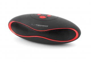 Esperanza EP117KR Trival 3W čierno-červený (Bluetooth reproduktor s FM rádiom)