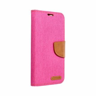 FANCY DIARY CANVAS puzdro na SAMSUNG A32 ružové (Otváracie púzdro na mobilné telefóny FANCY DIARY)