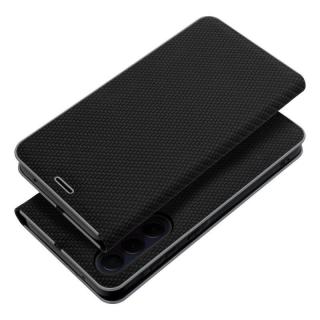 FANCY DIARY LUNA Book Carbon puzdro na SAMSUNG S9 PLUS čierne (Otváracie púzdro na mobilné telefóny FANCY DIARY)
