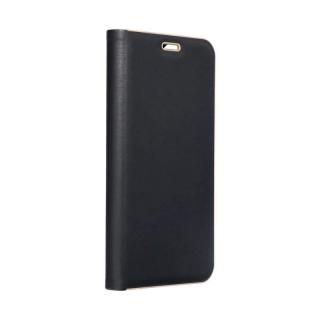 FANCY DIARY LUNA Book Gold puzdro na SAMSUNG A41 čierne (Otváracie púzdro na mobilné telefóny FANCY DIARY)
