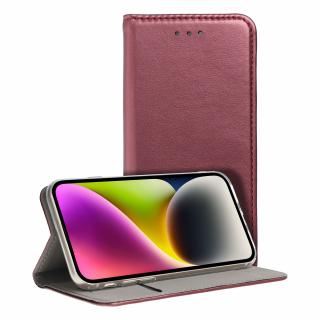 FANCY DIARY MAGNETO puzdro na SAMSUNG A55 5G bordové (Otváracie púzdro na mobilné telefóny FANCY DIARY)