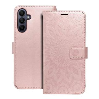 FANCY DIARY MEZZO mandala puzdro na SAMSUNG A03s ružové (Otváracie púzdro na mobilné telefóny FANCY DIARY)