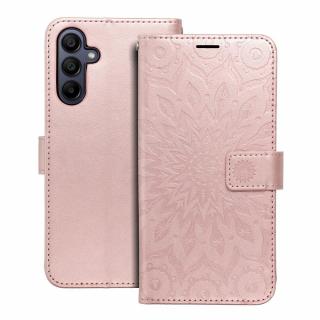 FANCY DIARY MEZZO mandala puzdro na SAMSUNG A22 5G ružové (Otváracie púzdro na mobilné telefóny FANCY DIARY)