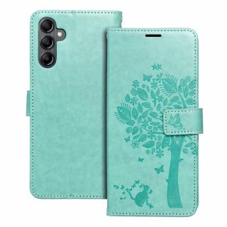 FANCY DIARY MEZZO strom puzdro na SAMSUNG A15 5G zelené (Otváracie púzdro na mobilné telefóny FANCY DIARY)