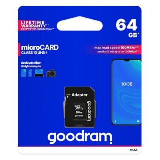 GOODRAM M1AA SD karta 64GB čierna (Pamäťová SD karta 64GB)