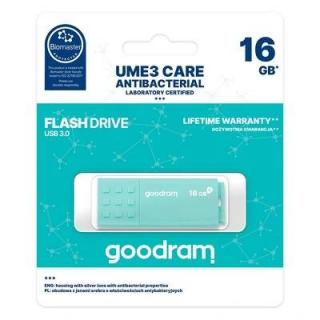GOODRAM UME3 16GB UME3-0160K0R11 (USB kľúč 16GB chránené Biomaster CARE mint)