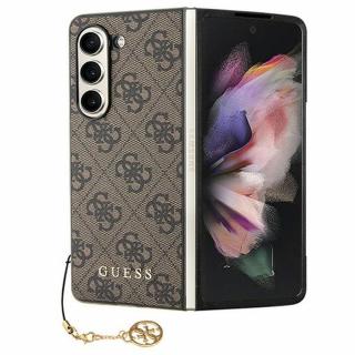 GUESS GUHCZFD5GF4GBR pre Samsung Z Fold 5 (4G Charm / hnedé) (Originálne puzdro na smartfón SAMSUNG Z FOLD 5)