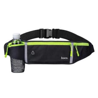 HOCO BAG05 čierna (Športová taška s opaskom bola navrhnutá pre bežcov, cyklistov, turistov)