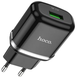HOCO N3 18W bez kábla QUICKCHARGE black (Rýchlo nabíjačka sieťová bez kábla 18W)