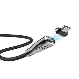 HOCO U75 MICRO USB čierny magnetický (Kábel na nabíjanie magnetický na MICRO USB)