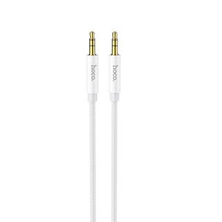 HOCO UPA19 AUX 3,5mm, 2m, strieborný (Kábel AUX 3,5mm JACK, 2m)