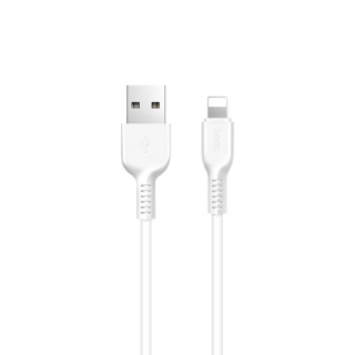 HOCO X1 LIGHTNING, 3m 2,1A biely (Kábel na telefón na koncovku Lightning HOCO X1 - 3 metre - biely)