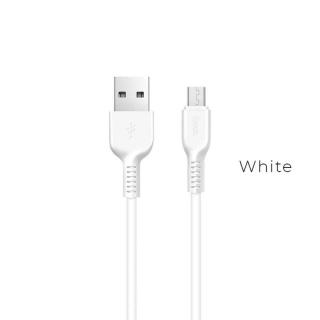 HOCO X13 USB A-MICRO USB kábel micro USB universal 2,4A 1m (Kábel MICRO USB - biely)